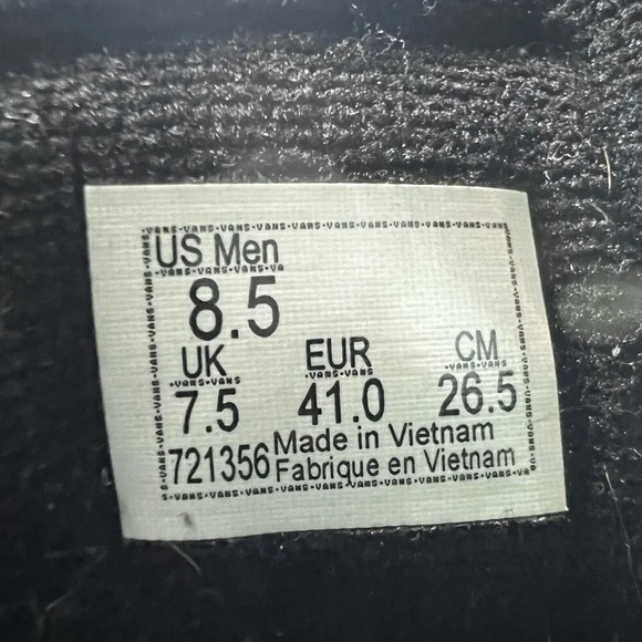 Vans Filmore Hi Vanguard Brown Leather Lace Up Shoes Men's Size 8.5 - Picture 8 of 8